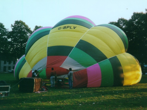 First class fare hot air ballooning