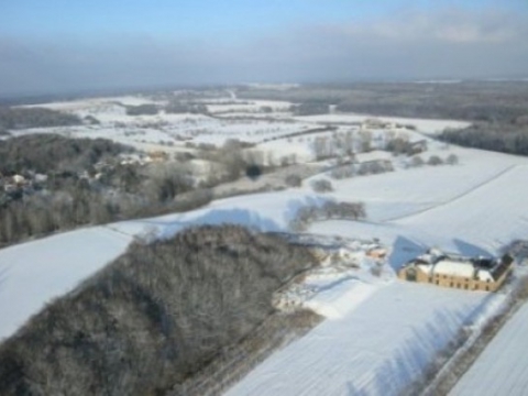 Voyage en ballon en hiver